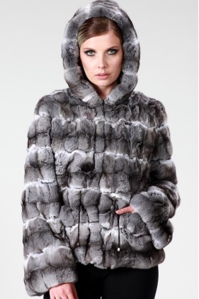 Шиншилладан жасалған кеудеше